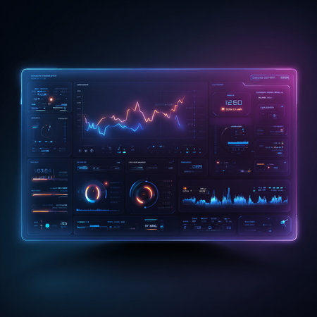 Futuristic HUD interface. Futuristic user interface. Vector illustrationの素材