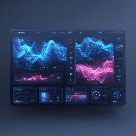 Futuristic HUD interface. Futuristic user interface. Vector illustrationの素材