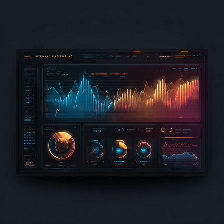 Futuristic touch user interface, HUD, UI. Vector illustrationの素材