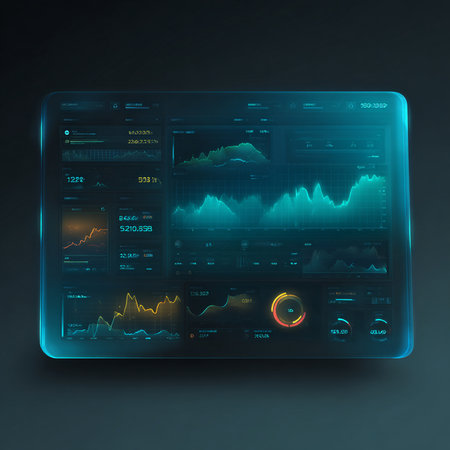Futuristic virtual graphic touch user interface, HUD. For web design and application interface, also useful for infographics. Vector illustration.の素材
