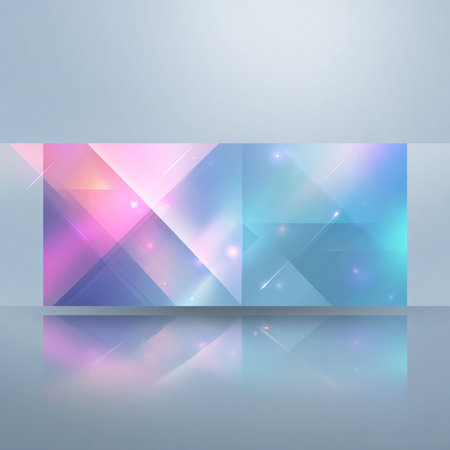 Abstract background with colorful geometric shapes. Vector illustration for your design.の素材