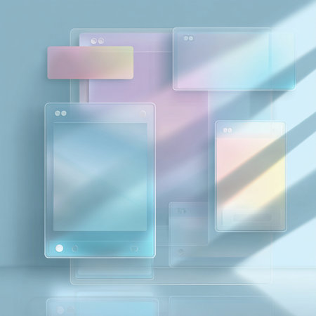 Tablet pc with shadow on the wall. 3D illustrations.の素材