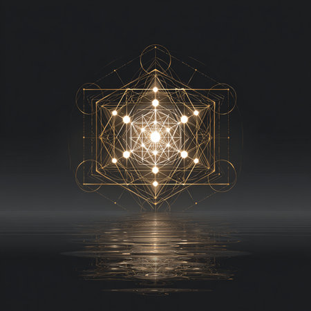 Abstract polygonal space low poly dark background with connecting dots and lines. Connection structure.の素材