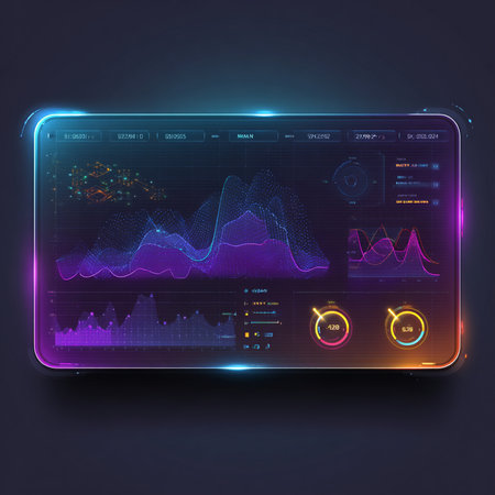 Futuristic user interface. HUD, UI, GUI. Vector illustrationの素材