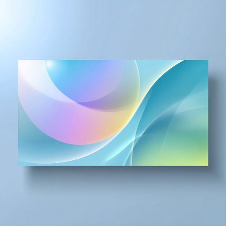 Business card template with abstract background. Vector illustration. Eps 10.の素材