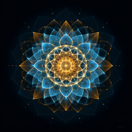 Abstract fractal. Fractal art background for creative design. Decoration for wallpaper, desktop, poster, cover booklet. Print for clothes, t-shirt. Creative illustration for designの素材