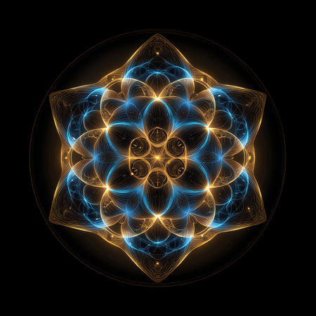 Abstract fractal. Fractal art background for creative design. Decoration for wallpaper, desktop, poster, cover booklet. Print for clothes, t-shirt. Creative illustration for designの素材