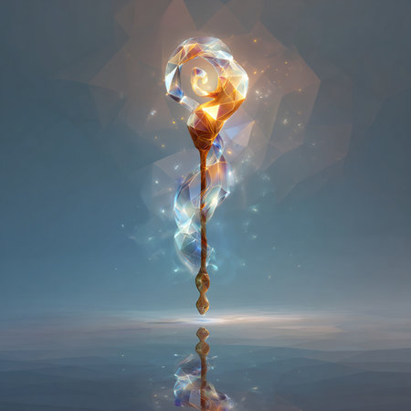 Flaming torch on the water. Vector illustration. Abstract background.の素材