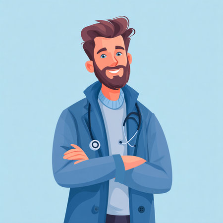 Cute cartoon retro car. Vector illustration in a flat style.の素材