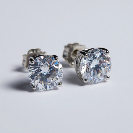 Jewelry diamond ring on a white background. Jewelry background.の素材