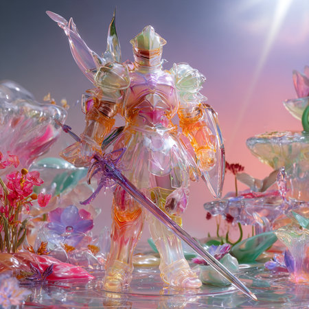 Lord Ganesha (Ganesh Chaturthi) with flowersの素材