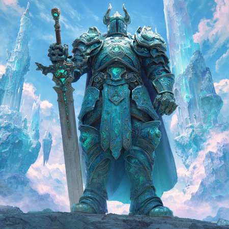 3D CG rendering of Giant warrior. High resolution image gallery.の素材