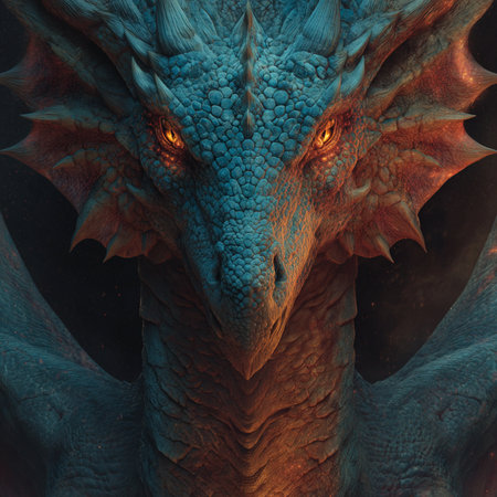 3D rendering of a fantasy dragon isolated on white background with clipping pathの素材