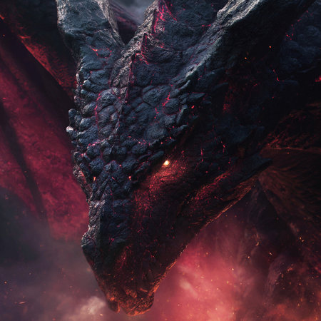 Volcanic eruption in Hawaii Volcanoes National Park, USAの素材