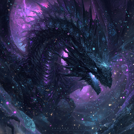 Abstract fractal background, computer-generated illustration. Digital art.の素材