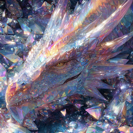 Abstract fractal computer generated composition with various geometrical shapes.の素材