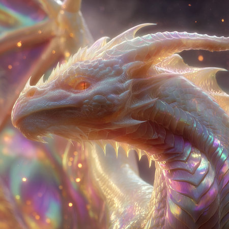 3D Illustration of a fantasy dragon with fire and smoke.の素材