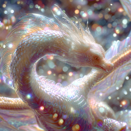 3D Illustration of a Gold Snake Swimming in the Seaの素材