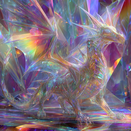 3D rendering of a fantasy dragon isolated on a white background.の素材