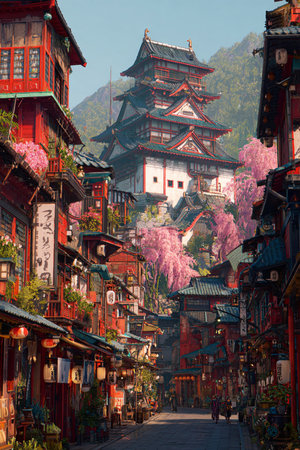 View of the Pashupatinath temple in Kathmandu in the eveningの素材