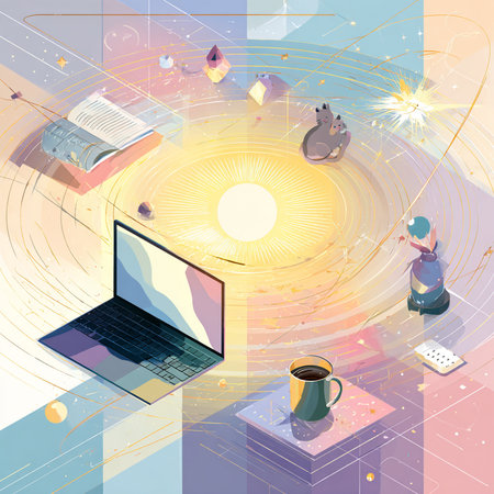 Flat 3d isometric vector concept illustration of online education.の素材