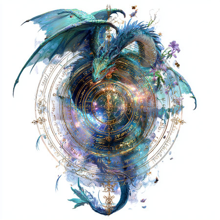 Zodiac sign Pisces. Zodiac circle. Astrological horoscope collection.の素材