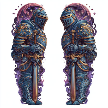 Ancient greek shield with cross on white background. 3d illustrationの素材