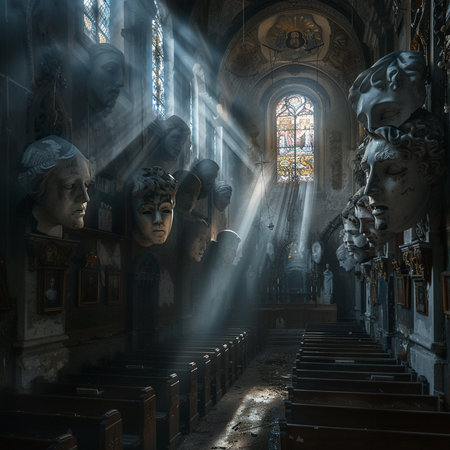 Interior of the Church of the Assumption of the Blessed Virgin Mary in Zagreb, Croatiaの素材