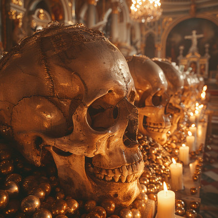 Skulls in the Church of the Holy Sepulchreの素材