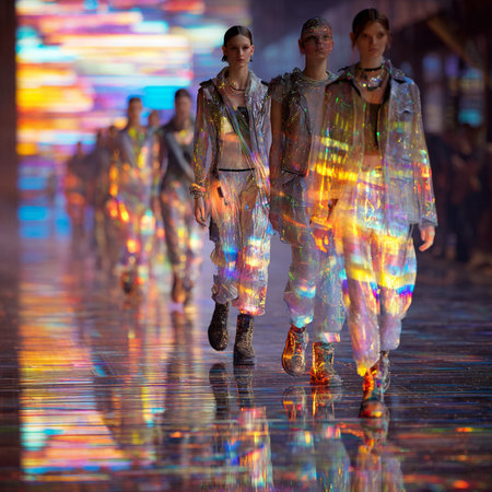 Models walk the runway finale at the 2013 Victoria's Secret Fashion Show at Lexington Avenue Armory in New York City.の素材