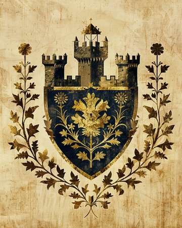 Coat of arms of the city of Krakow, Polandの素材