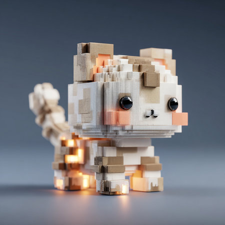 Lego minifigure. Studio shot.の素材