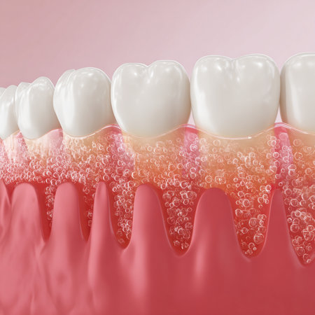 Removable partial denture metal and plastic. Medically accurate tooth 3D illustrationの素材