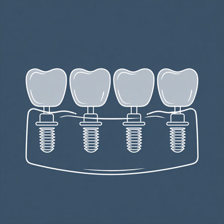 Dental design over blue background, vector illustration eps10.の素材