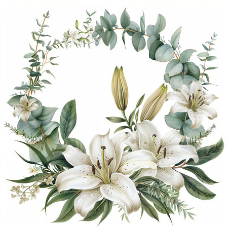 DNA molecule structure on a blue background. Polygonal vector illustrationの素材