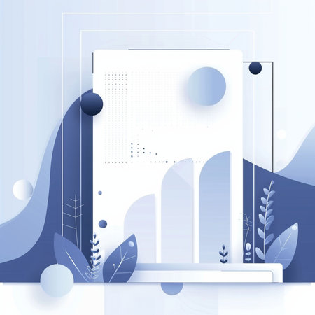 Abstract background with geometric shapes and place for text. Vector illustration.の素材