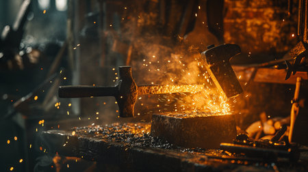 Metalworking in a factory, close-up. Production of metal products.の素材