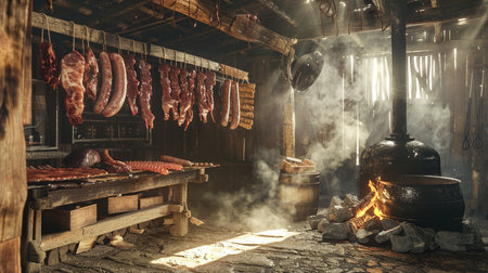 Traditional food in South Korea,Sukdae folk village.の素材