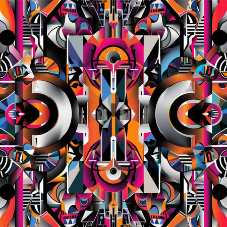 Seamless pattern in graffiti style. Quality vector illustration for your designの素材