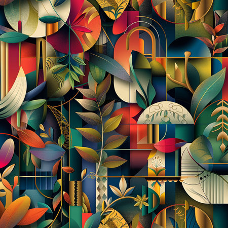 Seamless background pattern. Abstract geometric pattern in low poly style.の素材