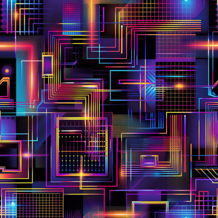 Seamless background pattern. Abstract geometric pattern. Vector image.の素材