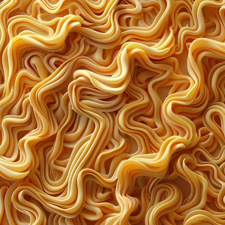 abstract yellow wavy background, 3d rendering, computer digital illustrationの素材