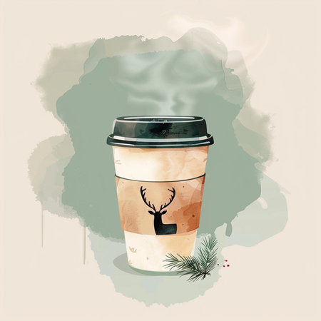 Snowfall in the city. Christmas and New Year concept. 3d renderingの素材