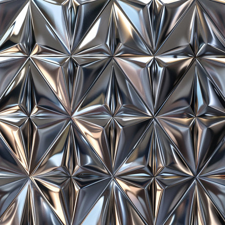 abstract metal background. 3d rendering, 3d illustration.の素材