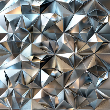 3d rendering, abstract geometric background, computer generated images, metal textureの素材