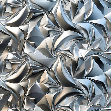 Abstract metal background. 3d rendering, 3d illustration.の素材