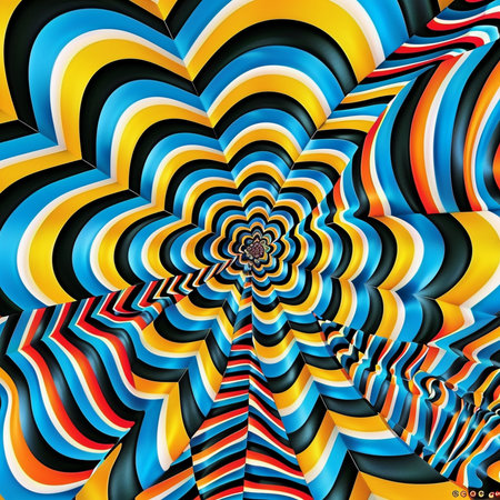 Abstract Computer generated fractal design. A fractal is a never-ending pattern. Fractals are infinitely complex patterns that are self-similar across different scales.の素材