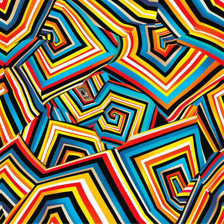 Seamless background pattern. Abstract geometric pattern. Vector illustration.の素材