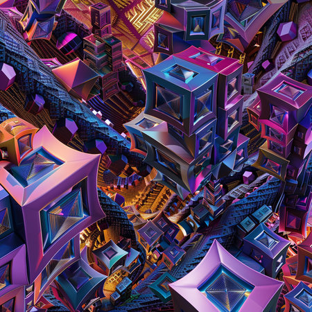 3d rendering of abstract technology concept background. Computer generated image.の素材