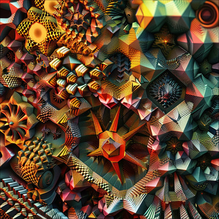 3d abstract computer generated fractal design.Fractal is never-ending pattern.Fractals are infinitely complex patterns that are self-similar across different scalesの素材